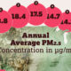 Teaser image for an infographic showing the most polluted cities in the U.S. according to the American Lung Association's 2024 State of the Air report.